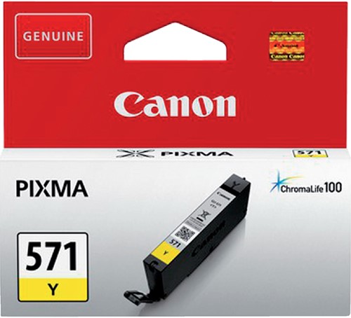 Inktcartridge Canon CLI-571 geel-2