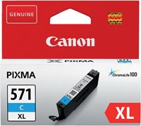 Inktcartridge Canon CLI-571XL  blauw-2