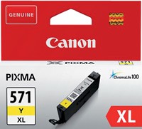 Inktcartridge Canon CLI-571XL  geel-2