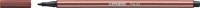 Viltstift STABILO Pen 68/38 medium roodkrijt