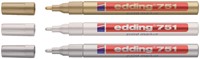 Viltstift edding 751 lakmarker rond 1-2mm goud-2