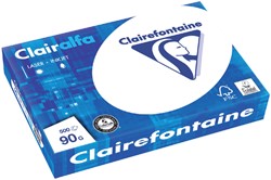 Kopieerpapier Clairefontaine Clairalfa A4 90gr wit 500vel