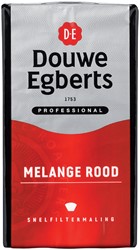 Koffie Douwe Egberts snelfiltermaling Melange Rood 500gr