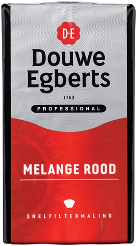 Koffie Douwe Egberts snelfiltermaling Melange Rood 500gr