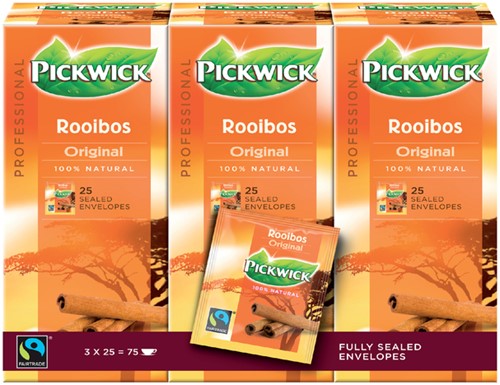 Thee Pickwick Fair Trade rooibos 25x1.5gr