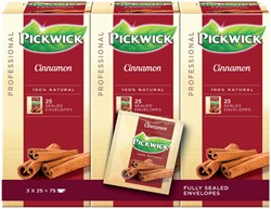 Thee Pickwick kaneel 25 zakjes van 1.5gr