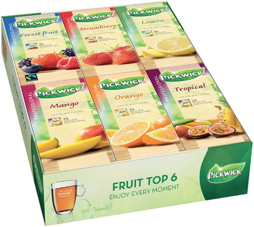 Thee Pickwick multipack original 6x25st fruit-2