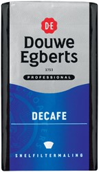 Koffie Douwe Egberts snelfiltermaling decafe 250gr