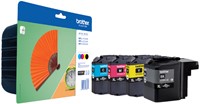 Inktcartridge Brother LC-129XLVALBP zwart + 3 kleuren-2