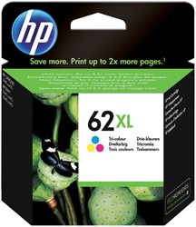 Inktcartridge HP C2P07AE 62XL kleur HC