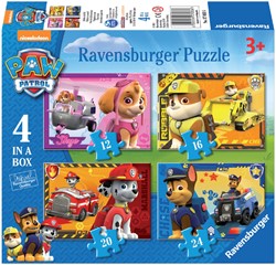 Puzzel Ravensburger Paw Patrol 4x puzzels 12+16+20+24 st