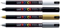 Verfstift Posca PC1MR extra fijn geel-6