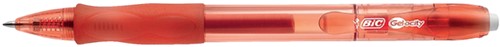 Gelschrijver Bic Gel-ocity medium rood