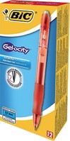 Gelschrijver Bic Gel-ocity medium rood-1