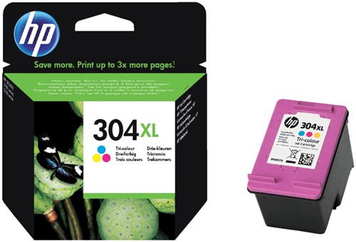 Inktcartridge HP N9K07AE 304XL kleur