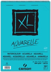 Aquarelblok Canson XL A3 30 vel 300gr spiraal
