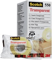 Plakband Scotch 550 19mmx33m transparant