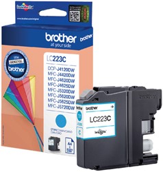 Inktcartridge Brother LC-223C blauw