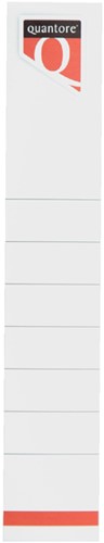 Rugetiket Quantore smal 34x190mm zelfklevend wit 10 stuks-3