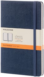 Notitieboek Moleskine large 210X130mm lijn saffierblauw