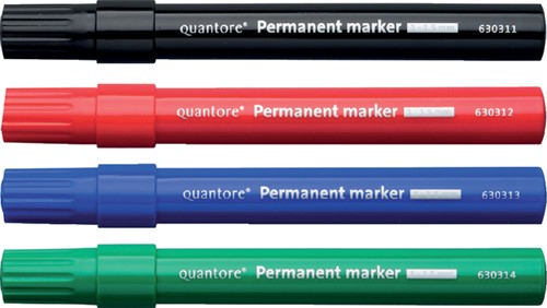 Permanent marker Quantore rond 1-1.5mm rood-3