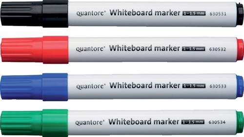 Whiteboardmarker Quantore rond 1-1.5mm rood-3