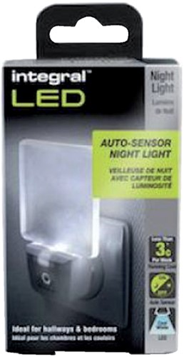 Led nachtlamp Integral 4000K koel wit 0.6W 20lumen sensor-1