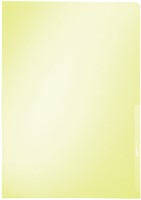 Insteekmap L-model Leitz Premium copy safe 0.15mm PVC A4 geel 100 stuks
