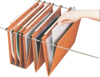 Hangmap Esselte Orgarex Kori 396x245 verticaal V-bodem oranje-2