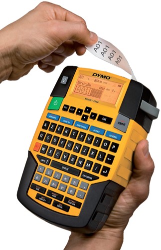 Labelprinter Dymo Rhino 4200 industrieel azerty 19mm geel-3