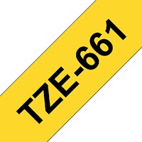 Labeltape Brother P-touch TZE-661 36mm zwart op geel-2