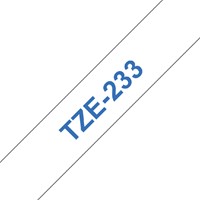 Labeltape Brother P-touch TZE-233 12mm blauw op wit-1