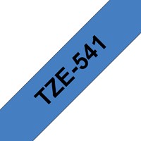 Labeltape Brother P-touch TZE-541 18mm zwart op blauw-1
