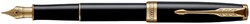 Vulpen Parker Sonnet black lacquer GT medium