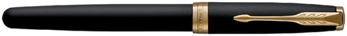 Vulpen Parker Sonnet matte black lacquer GT fijn-3