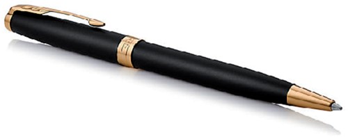 Balpen Parker Sonnet matte black lacquer GT medium-3