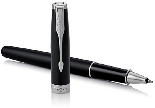 Rollerpen Parker Sonnet matte black CT fijn-3