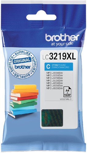 Inktcartridge Brother LC-3219XLC blauw