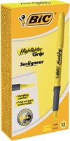 Markeerstift Bic brite liner grip geel-3