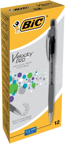 Vulpotlood Bic Velocity Pro HB 0.5mm grijs-2