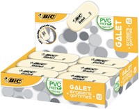 Gum Bic Galet pvc vrij zacht potlood wit-3