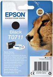 Inktcartridge Epson T0711 zwart