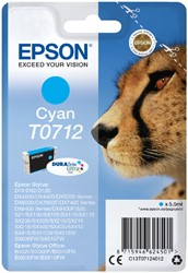Inktcartridge Epson T0712 blauw