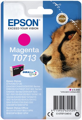 Inktcartridge Epson T0713 rood