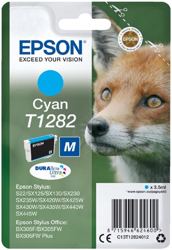 Inktcartridge Epson T1282 blauw