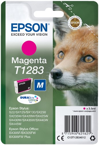 Inktcartridge Epson T1283 rood