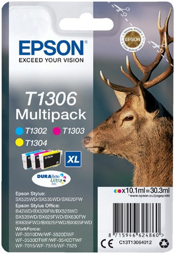 Inktcartridge Epson T1306 3 kleuren