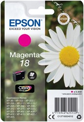 Inktcartridge Epson 18 T1803 rood