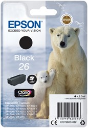 Inktcartridge Epson 26 T2601 zwart