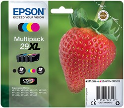 Inktcartridge Epson 29XL T2996 zwart + 3 kleuren